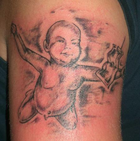 Nevermind sur le bras